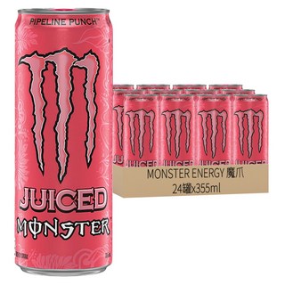 MONSTER ENERGY 魔爪 管浪潘趣碳酸能量飲料, 355ml, 24罐