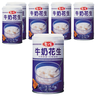 愛之味 牛奶花生, 340g, 6罐