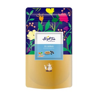 High Tea 黑豆穀物茶包 Set 嚴選台南黑豆 SGS檢驗合格 無咖啡因, 8g, 12包, 1袋