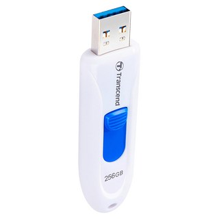 Transcend 創見 U3隨身碟 JF790W 超高速USB 3.1 滑動式伸縮USB接頭, 256GB, 1個