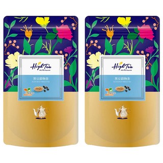 High Tea 黑豆穀物茶包 Set 嚴選台南黑豆 SGS檢驗合格 無咖啡因, 8g, 12包, 2袋