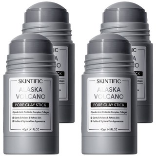 Skintific 阿拉斯加火山泥深層清潔面膜棒40g -毛孔護理 淨化肌膚, 4瓶
