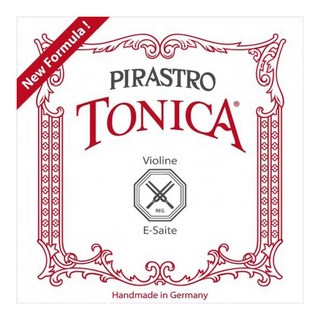 PIRASTRO TONICA 小提琴套弦, 德國材質, 音質圓潤, 泛音豐富, 反應迅速, 耐濕耐用, 1組, 銀色