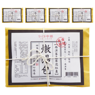 仁濟中藥 西洋參蟲草花紅棗燉湯包, 55.2g, 5包