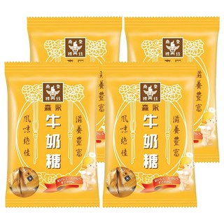 MORINAGA 森永 北海道煉乳乳源 濃郁醇厚 經典牛奶糖, 90g, 4袋