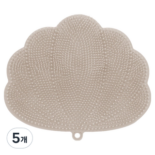 Taminayo 乾淨貝殼足部清潔墊 奶油色, 5個, 1入, 500g