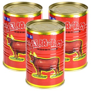 德昌 紅燒牛肉罐 開罐即食 方便快速享用美味牛肉, 425g, 3罐