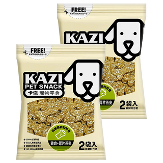 KAZI 卡滋 抗敏燕麥咬咬骨 犬用零食, 200g, 2包