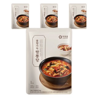 OURHOME 韓式海鮮辣湯即食調理包, 400g, 4個