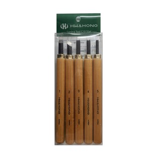 HWAHONG 華虹 5件組雕刻刀套組, 5個裝