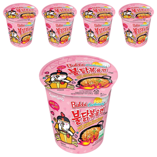 Buldak Ramen 奶油白醬火辣雞肉風味鐵板炒麵 80g, 5入