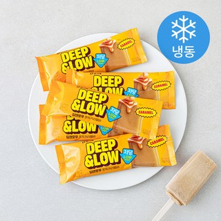 딥앤로우 저당 쫀득 카라멜바, 5개, 1개입, 70ml