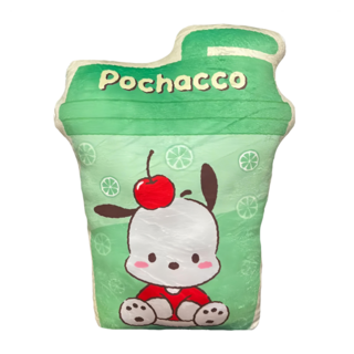 U-House 樺新 帕恰狗果汁杯造型抱枕, 繽紛水果 綠色