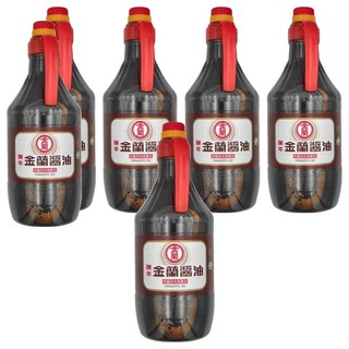 KIMLAN 金蘭 陳年醬油 非基因改造黃豆, 1.5L, 6瓶