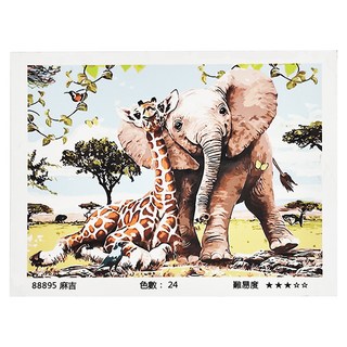 ArtLife 藝術生活 DIY數字油畫 88895 50 x 40cm, 麻吉 多色, 1盒