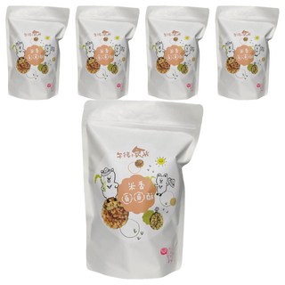 午後小食光 米香圓圓酥 獨立包裝 酥脆米餅 辦公室團購零食 下午茶點心 海苔口味 台灣米製作 安心美味, 120g, 5包