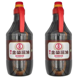 KIMLAN 金蘭 陳年醬油 非基因改造黃豆, 1.5L, 2瓶