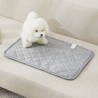 Noopza 狗狗貓咪碳素電熱墊 HN-1002, 中型(40 x 60 cm), 淺灰色