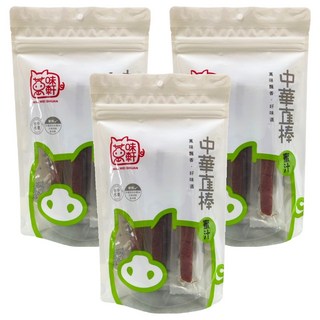 萬味軒 中華直棒蜜汁豬肉乾, 台灣豬肉製成, 120g, 3包