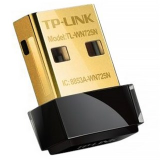 tp-link 150Mbps 超微型11N USB無線網卡, TL-WN725N, 1個