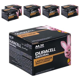 DURACELL 金頂 台灣公司貨 經典鹼性AA電池 3號, 20個裝, 6盒