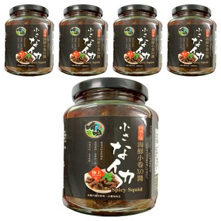 啃唄 海鮮小卷干貝XO醬, 350g, 5罐