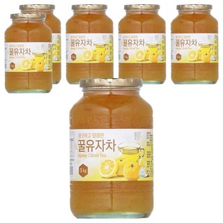 逢國食品 韓國蜂蜜柚子茶, 1kg, 1罐, 6罐