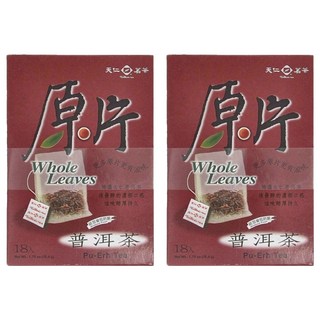 天仁茗茶 原片普洱茶 單包防潮, 2.8g, 18包, 2盒