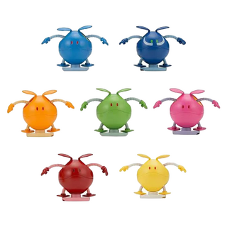 BANDAI 轉蛋 等待中機動戰士鋼彈 哈囉Haro排排隊 全7種 可愛造型, 1組