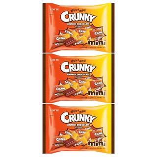 LOTTE 樂天 迷你脆心巧克力, 171g, 3袋