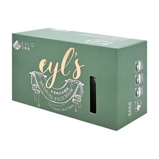 EYL'S 艾爾絲 成人平面醫用口罩, 灰綠色, 30片, 1盒