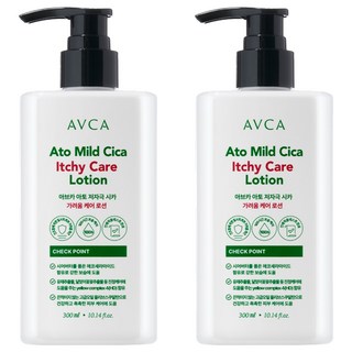 AVCA Ato溫和積雪草止癢護理乳液, 300ml, 2瓶