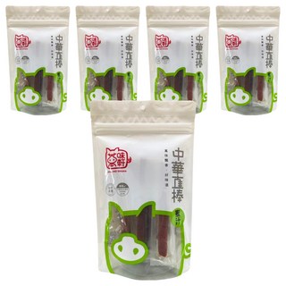 萬味軒 中華直棒蜜汁豬肉乾 台灣豬肉製成, 120g, 5包