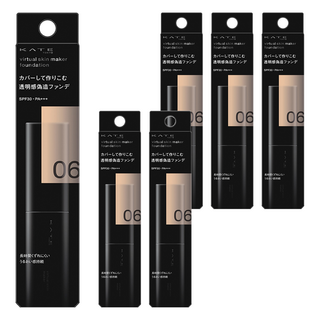 KATE 凱婷 台灣原廠公司貨 幻象零瑕粉底液 25ml, 06, 6個