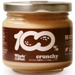 全堅果真100花生醬 嚼勁, 200克, 1個