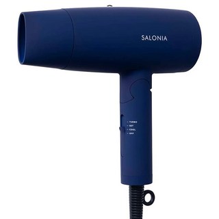 SALONIA 負離子吹風機 SL-013，強力風量，霧面設計，折疊便攜, 灰色