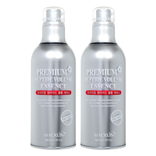 MACKLIN 優質肽豐盈精華 14-胜肽/積雪草提取物 抗皺/美白 雙重功能化妝品, 100ml, 2瓶