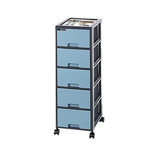 KEYWAY 維基 A4深型五層櫃 附輪 DA850-1 藍色, 1個