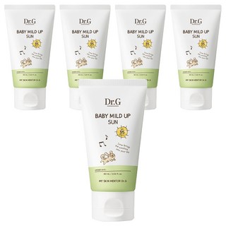 닥터지 베이비 마일드 업 선크림 SPF35 PA+++, 60ml, 5개