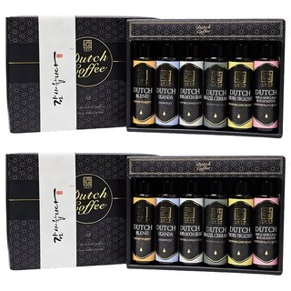 그때커피 콜드브루 더치커피 50ml x 6종 선물세트 + 쇼핑백, 선물상자 + 레시피카드, 2세트