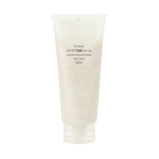 MUJI 無印良品 台灣公司貨 溫和去角質洗面乳, 200g, 1條