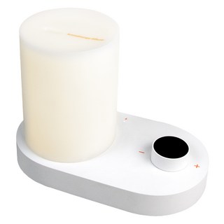 aibo 北歐風 USB超音波小夜燈香薰機, 白色, USB-100