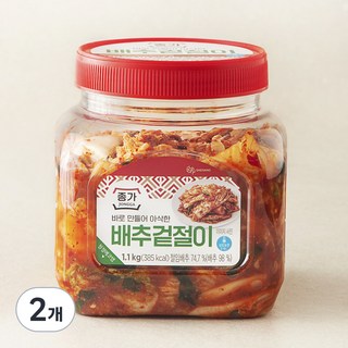 대상 종가 배추겉절이, 1.1kg, 2개