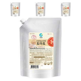 청정원 토마토 스파게티소스, 2kg, 4개