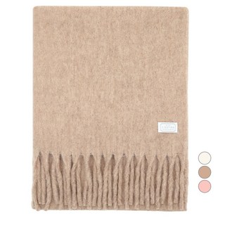 J.ESTINA 女用素色圈圈紗圍巾 JEACEC5BF591BE260 + 購物袋組合