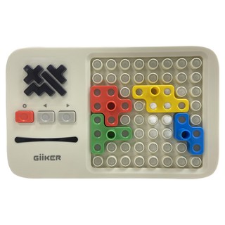 GIIKER 計客 超級積木 Set, 適用年齡：6歲及以上，主要材質：塑膠(ABS), 內置1000+遊戲關卡, 1組, 白色