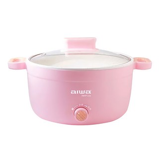 Aiwa 愛華 多功能料理鍋 3.5L 大容量 直徑26cm 粉色, ACP-3526WF