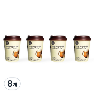 The Coffee Bean 香草拿鐵單杯即溶咖啡, 21.6g, 1入, 8個