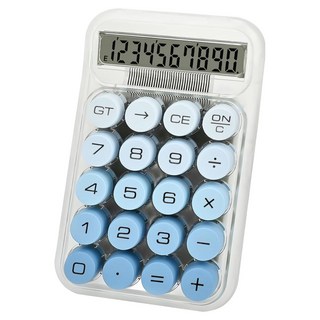 쿠쏘 투명 탁상용 계산기, 블루 819pro, 1개