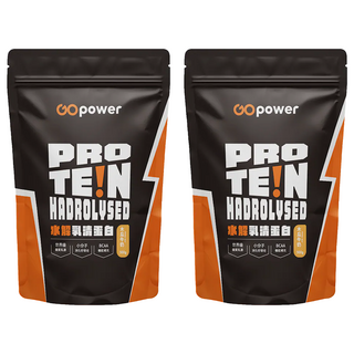 GOPower 果果能量 水解乳清蛋白飲 木瓜牛奶, 500g, 2包